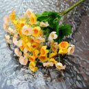 Bouquet Artificial Campanula Silk Flowers Wedding Party Home Decoration yel