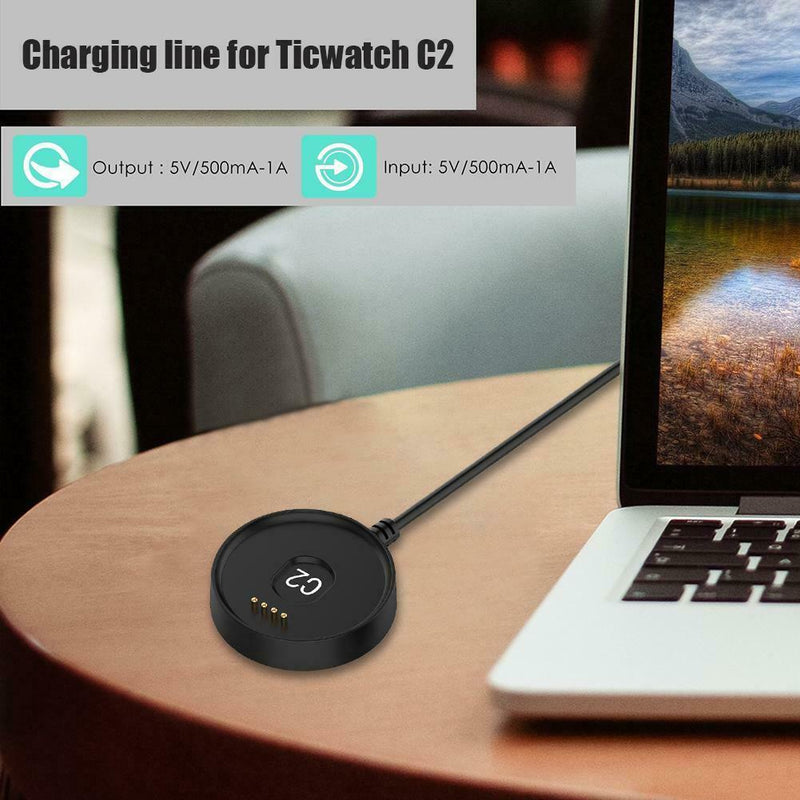 Charging Dock Magnet Adsorption Charger Data Cable for Ticwatch C2 Smart Watch