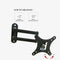 17-32inch Wall Mounted Screen Universal Adjustable Angle TV Bracket Easy Install
