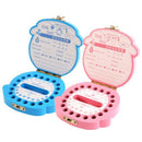 Baby Tooth Box Wooden Milk Teeth Organizer Storage Boys Girls Save Souvenir