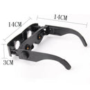 Adjustable Focus Glasses Telescope Magnifier Binoculars Zoom:300 ~ 400%
