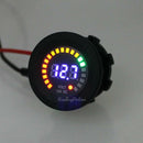 DC 12V Waterproof Car Motorcycle LED Digital Panel Display Voltmeter Volt Meter