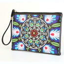 DIY Mandala Special Shaped Diamond Painting Wristlet Clutch Women Wallet