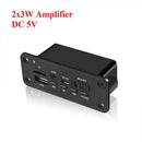 Hands-Free MP3 Player Decoder Board 2 x 3W Amplifier DC 5V MP3 WMA Wireless G5H7