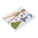 Silicone Clear Rubber Stamp Metal Cutting Die Stencil Frame Girl Dressing