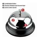1X Restaurant Service Bell Hotel Desk Bell Ring Reception Counter Hotel Bar K5U1