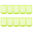 10pcs Boilie Stoppers Carp Fishing Pellets Bands Bait Elastic Bands Yellow