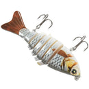 10cm / 4 "15.5g Bionic realistic Hard Multi-segments bait for sun-fish Bass