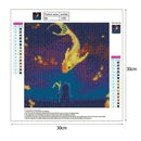 5D DIY Full Drill Diamond Painting Fish Cross Stitch Embroidery Mosaic Kit