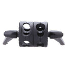 Dual Swiveling Grip Head Angle Clamp for Photo Studio Boom Arm Reflector Ho