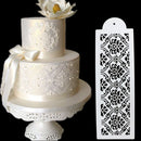 Plastic Cookie Cake Stencil Fondant Tool Decor for Cake Wedding Flower Party  TO