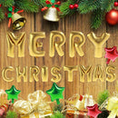 Merry Christmas Aluminum Film Foil Balloons Set Helium Wedding Decoration