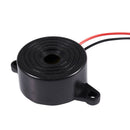 5 Pcs DC 3-24V 85dB Sound Electronic Buzzer Alarm Black 23 x 12mm