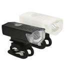 10CM Waterproof Bike Front Rear Light Cycling Handlebar USB Lamp Torch Black