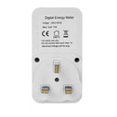 Digital Power Meter Plug-In Socket Electric Wattmeter Energy Monitor Uk Plu