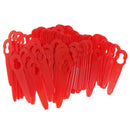 100x Swing Plastic Blade Pendants for DKGT06 20V Lithium 1500mAh Grass Trimme BX