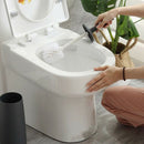 Toilet Brushes and Holders Toilet Bowl Brush with Holder Black for Bathroom M1D4