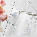 Europe White PEVA Bath Curtains Flower Eco-friendly Waterproof Shower Curta S2K2
