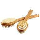 Body Brush, Bath Brush, Health Brush Long Handle Brush for Back, Natural Br P1C9