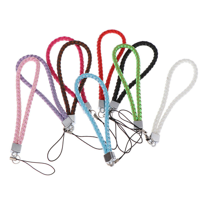 2pcs Random short hand rope anti-slip mobile phone straps key lanyard. ME