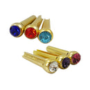 6pcs/Pack Copper Multi-colored Guitar Bridge Pins for Acoustic Guitar Parts