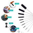 Nylon Cleaning Brush Set of 10 for Bottle, Tube, Jar and Most Narrow Contai R8P3