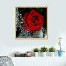 30x30cm 5D Diamond Painting DIY Rose Red Painting Cross Stitch Needlework