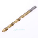13Pcs 1.5mm-6.5mm Mini Twist Drill Bit HSS Plating Titanium Saw Set Metal Tools