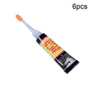 6Pcs Super Glue Extra Strong Bond Adhesive Plastic Glass Rubber Paper New C4M0