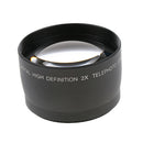 58mm 2x Magnification Telephoto Lens for Canon Nikon 18-55mm Lense