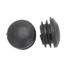 8 pieces Table leg 25mm diameter plastic tube insert Black foot pad D4A5