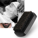 Bluezoo Men Mustache Oval Black Brush Beard Care Shaving Cleaning Grooming