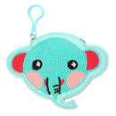 DIY Special Shaped Diamond Painting Wallet Bag Cartoon Elephant Coin Purse