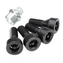 Car Wheel Lock Set Black Lug Bolts For Bmw 1/3/5/6 Series 128I 135I 318I 32