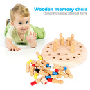 Wooden Memory Match Stick Chess Game Puzzle Toys Kids Early Learning Toys