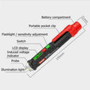 12-1000V AC/DC Non-Contact LCD Electric Test Pen Voltage Detector O7O8 Test J1A2