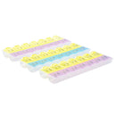 New 7 Day Pill Box Medicine Tablet Dispenser Organiser Weekly Storage for AM PM