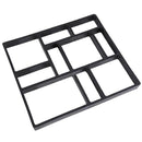 2 Piece Garden DIY Plastic Molded Paving Mold Pathmate Maker Mould 45x40x4cm