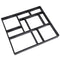 2 Piece Garden DIY Plastic Molded Paving Mold Pathmate Maker Mould 45x40x4cm