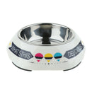 Pet Dog Feeder Cat Feeding Bowl Food Container Stainless Steel Bowl 180ml