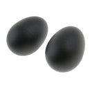 2x Black Egg Shakers Hand Percussion for Kids Baby Toddler Musical Toys
