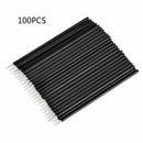 100 x Disposable Eyeliner Brush Eyeshadow Applicator Eyes Makeup Cosmetic  HBV