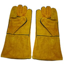 Welding Protective Sleeves Buckle Cuffs Fire Flame Resistant with Gloves