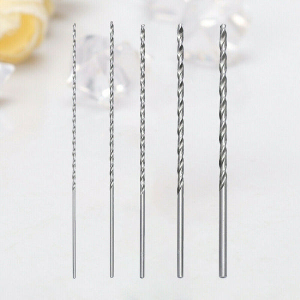 5Pcs Drill Bit Extra Long Straight Shaft Drill Bit for Metal Wood Newest Useful