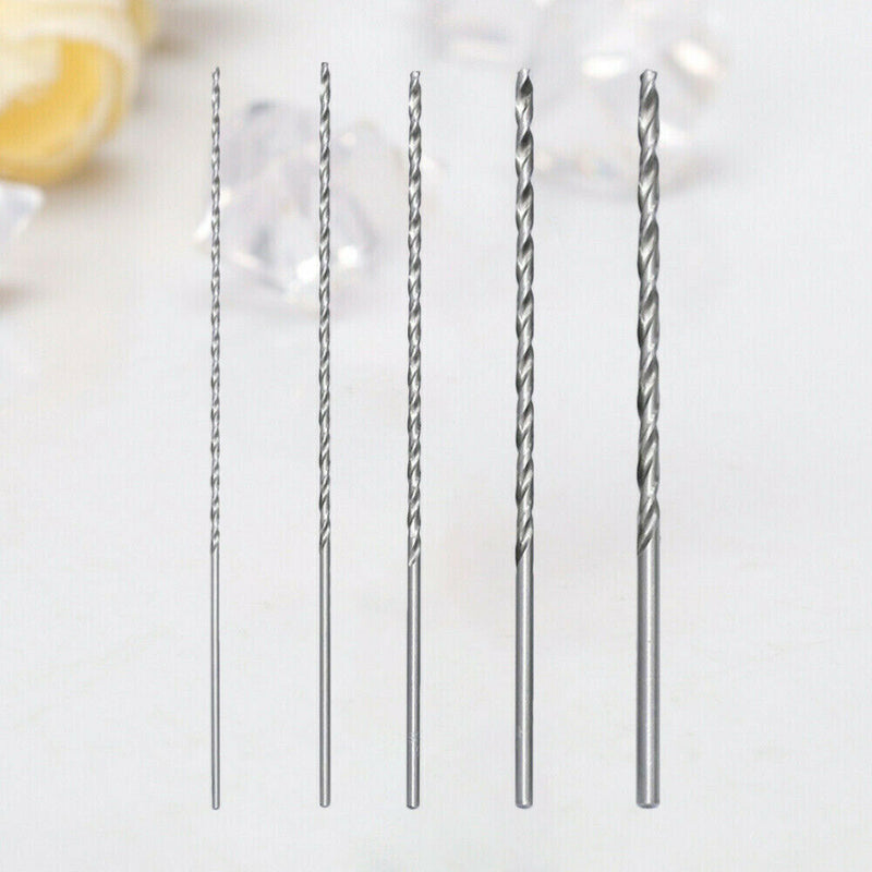 5Pcs Drill Bit Extra Long Straight Shaft Drill Bit for Metal Wood Newest Useful