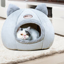 Winter Warm Sleeping Cats Nest Cute Cartoon Pets House Washable Kennel (L) A