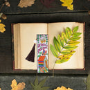 DIY Special Shaped Diamond Painting House Leather Bookmark Tassel Marker