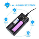 Smart USB Multi-Battery Q2 Fast Charger Power Bank 18650 / AA / AAA Dual Slot