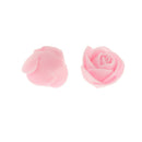 100xArtificial Rose Heads Bouquet Wedding Garden Dark Pink PE Flower Decor