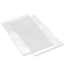 2 Pieces High Quality Transparent  Die Cutting Embossing Machine Plate